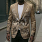 Mansa Musa Blazer Sepia Map Historic Pilgrimage Empire Expedition 1324 African Royalty Legacy - African Pride