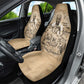 Mansa Musa Car Seat Cover Sepia Map Historic Pilgrimage Empire Expedition 1324 African Royalty Legacy - African Pride