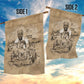 Mansa Musa Garden Flag Sepia Map Historic Pilgrimage Empire Expedition 1324 African Royalty Legacy - African Pride