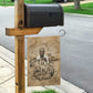 Mansa Musa Garden Flag Sepia Map Historic Pilgrimage Empire Expedition 1324 African Royalty Legacy - African Pride