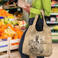 Mansa Musa Grocery Bag Sepia Map Historic Pilgrimage Empire Expedition 1324 African Royalty Legacy - African Pride