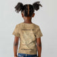 Mansa Musa Kid T shirt Sepia Map Historic Pilgrimage Empire Expedition 1324 African Royalty Legacy - African Pride