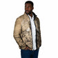 Mansa Musa Padded Jacket Sepia Map Historic Pilgrimage Empire Expedition 1324 African Royalty Legacy - African Pride
