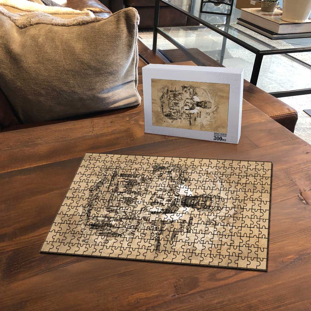 Mansa Musa Puzzle Sepia Map Historic Pilgrimage Empire Expedition 1324 African Royalty Legacy - African Pride