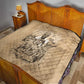 Mansa Musa Quilt Sepia Map Historic Pilgrimage Empire Expedition 1324 African Royalty Legacy - African Pride