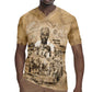 Mansa Musa Rugby Jersey Sepia Map Historic Pilgrimage Empire Expedition 1324 African Royalty Legacy - African Pride