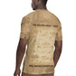 Mansa Musa Rugby Jersey Sepia Map Historic Pilgrimage Empire Expedition 1324 African Royalty Legacy - African Pride