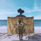 Mansa Musa Sarong Sepia Map Historic Pilgrimage Empire Expedition 1324 African Royalty Legacy - African Pride