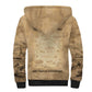 Mansa Musa Sherpa Hoodie Sepia Map Historic Pilgrimage Empire Expedition 1324 African Royalty Legacy - African Pride
