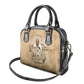 Mansa Musa Shoulder Handbag Sepia Map Historic Pilgrimage Empire Expedition 1324 African Royalty Legacy - African Pride