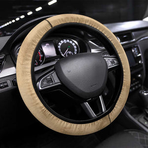 Mansa Musa Steering Wheel Cover Sepia Map Historic Pilgrimage Empire Expedition 1324 African Royalty Legacy - African Pride