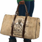 Mansa Musa Travel Bag Sepia Map Historic Pilgrimage Empire Expedition 1324 African Royalty Legacy - African Pride