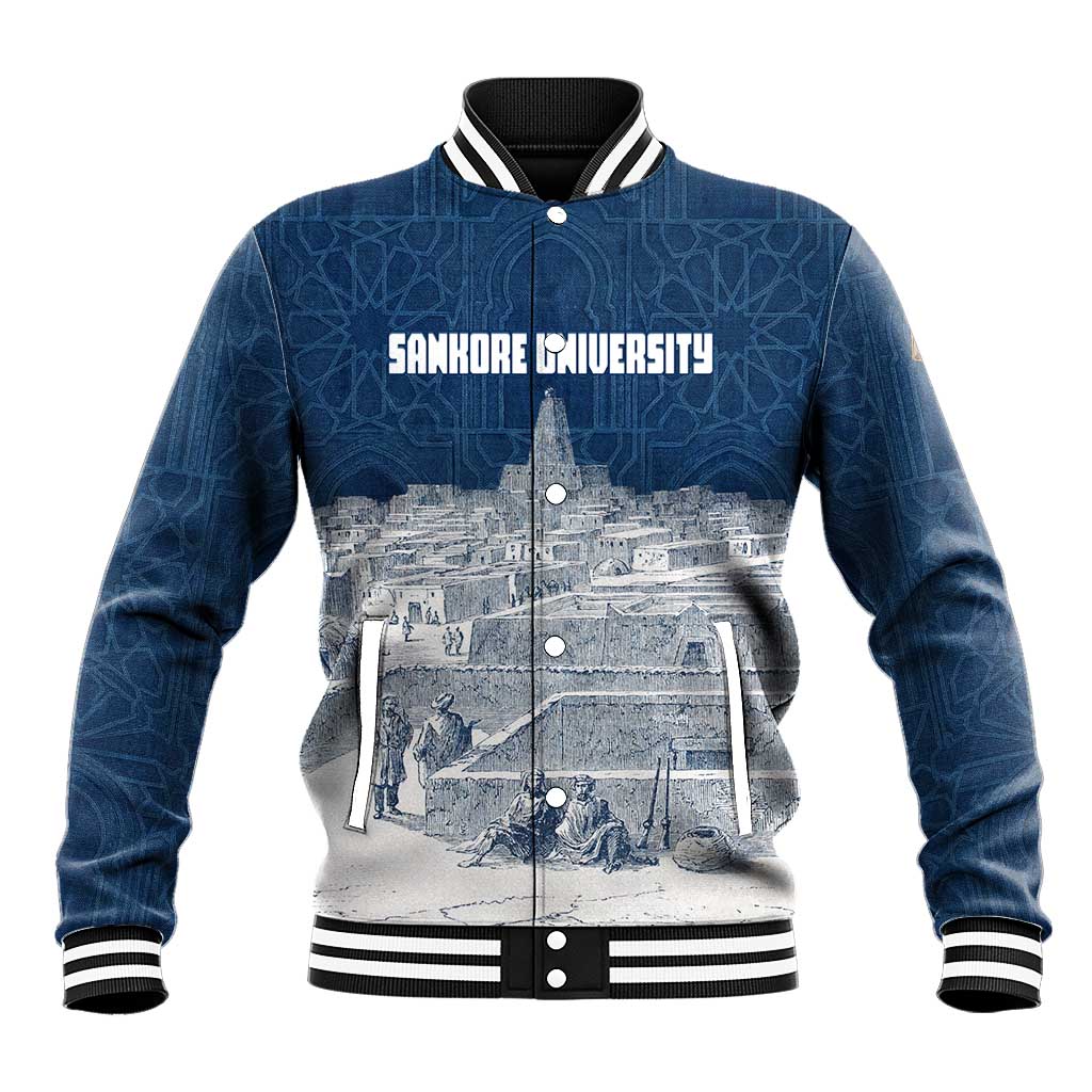 Mansa Musa Sankore University Baseball Jacket Knowledge is the True Gold - African Scholarly Legacy - African Pride