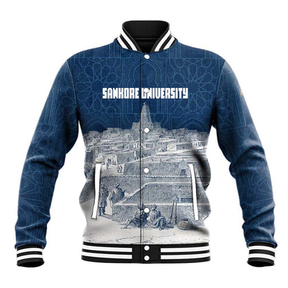 Mansa Musa Sankore University Baseball Jacket Knowledge is the True Gold - African Scholarly Legacy - African Pride
