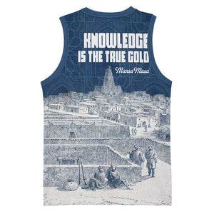 Mansa Musa Sankore University Basketball Jersey Knowledge is the True Gold - African Scholarly Legacy - African Pride