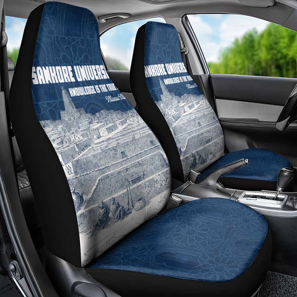 Mansa Musa Sankore University Car Seat Cover Knowledge is the True Gold - African Scholarly Legacy - African Pride