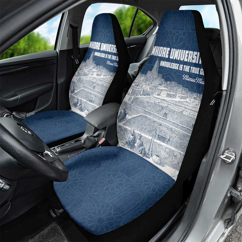 Mansa Musa Sankore University Car Seat Cover Knowledge is the True Gold - African Scholarly Legacy - African Pride