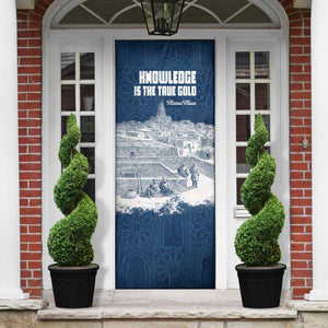 Mansa Musa Sankore University Door Cover Knowledge is the True Gold - African Scholarly Legacy - African Pride