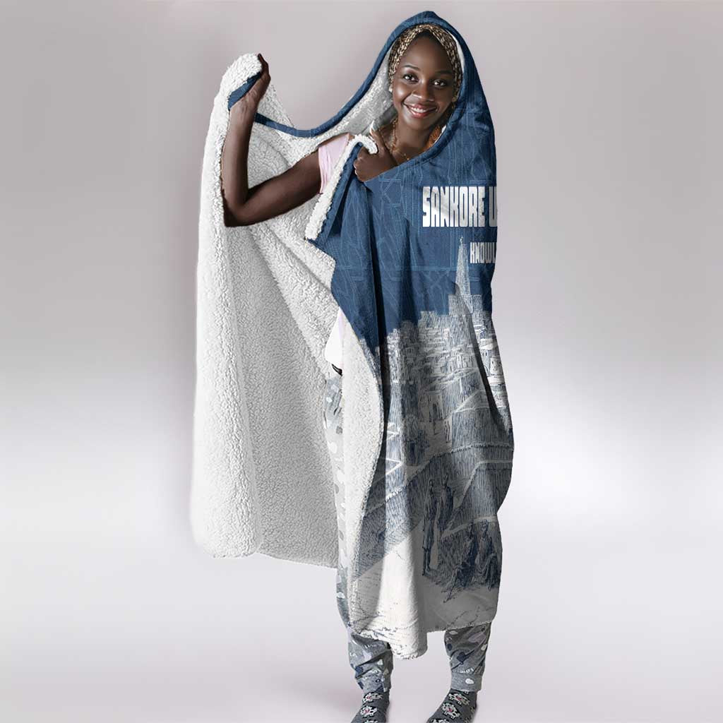Mansa Musa Sankore University Hooded Blanket Knowledge is the True Gold - African Scholarly Legacy - African Pride