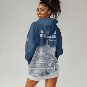 Mansa Musa Sankore University Hoodie Dress Knowledge is the True Gold - African Scholarly Legacy - African Pride