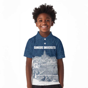 Mansa Musa Sankore University Kid Polo Shirt Knowledge is the True Gold - African Scholarly Legacy - African Pride