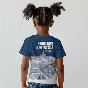 Mansa Musa Sankore University Kid T shirt Knowledge is the True Gold - African Scholarly Legacy - African Pride