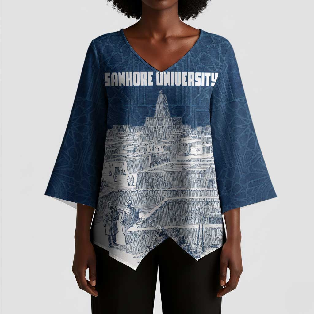Mansa Musa Sankore University Kimono Sleeve Blouse Knowledge is the True Gold - African Scholarly Legacy - African Pride