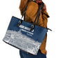 Mansa Musa Sankore University Leather Tote Bag Knowledge is the True Gold - African Scholarly Legacy - African Pride