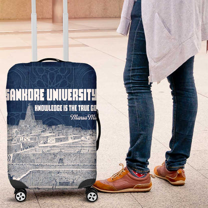 Mansa Musa Sankore University Luggage Cover Knowledge is the True Gold - African Scholarly Legacy - African Pride
