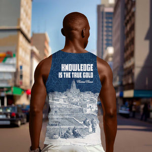 Mansa Musa Sankore University Men Tank Top Knowledge is the True Gold - African Scholarly Legacy - African Pride