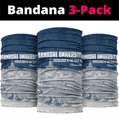 Mansa Musa Sankore University Neck Gaiter Knowledge is the True Gold - African Scholarly Legacy - African Pride