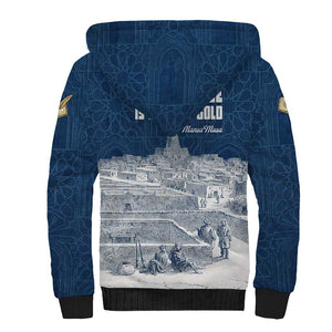 Mansa Musa Sankore University Sherpa Hoodie Knowledge is the True Gold - African Scholarly Legacy - African Pride