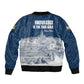 Mansa Musa Sankore University Sleeve Zip Bomber Jacket Knowledge is the True Gold - African Scholarly Legacy - African Pride