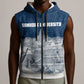 Mansa Musa Sankore University Sleeveless Zip Hoodie Knowledge is the True Gold - African Scholarly Legacy - African Pride