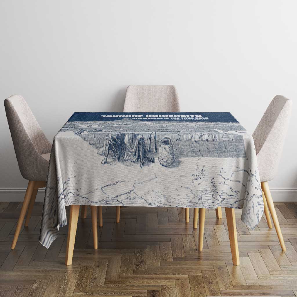 Mansa Musa Sankore University Tablecloth Knowledge is the True Gold - African Scholarly Legacy - African Pride