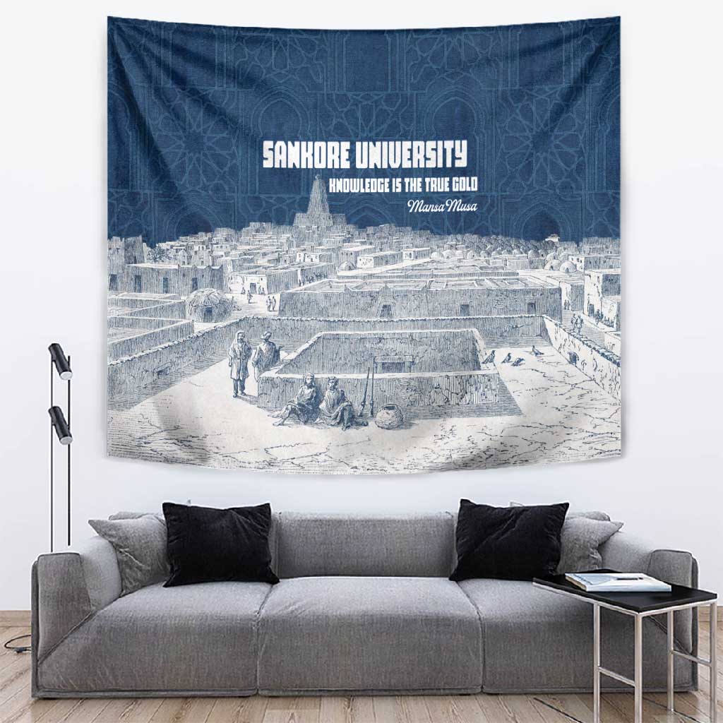 Mansa Musa Sankore University Tapestry Knowledge is the True Gold - African Scholarly Legacy - African Pride