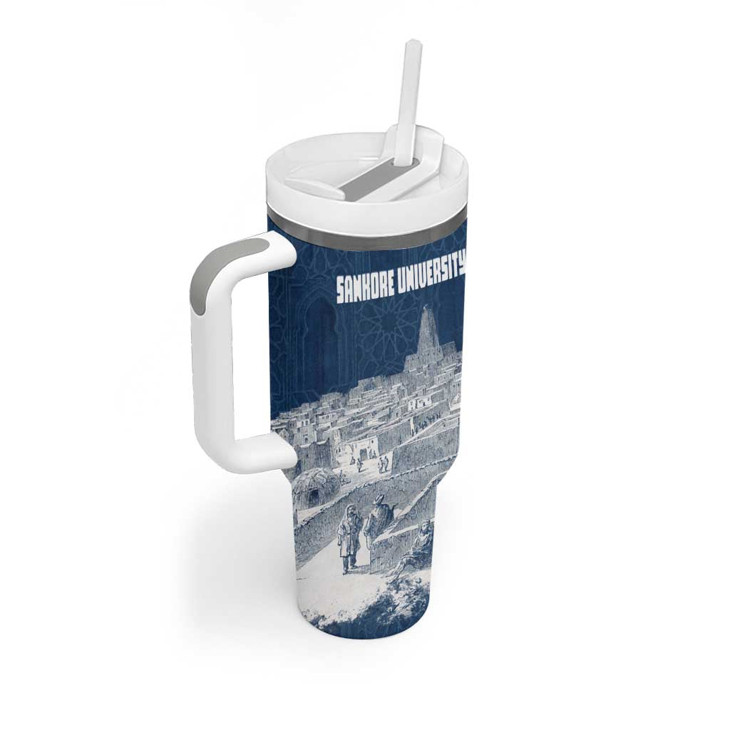 Mansa Musa Sankore University Tumbler With Handle Knowledge is the True Gold - African Scholarly Legacy - African Pride