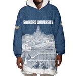 Mansa Musa Sankore University Wearable Blanket Hoodie Knowledge is the True Gold - African Scholarly Legacy - African Pride