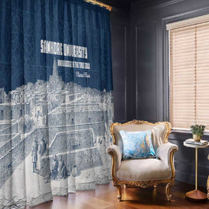 Mansa Musa Sankore University Window Curtain Knowledge is the True Gold - African Scholarly Legacy - African Pride