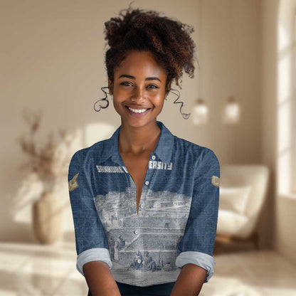 Mansa Musa Sankore University Women Casual Shirt Knowledge is the True Gold - African Scholarly Legacy - African Pride