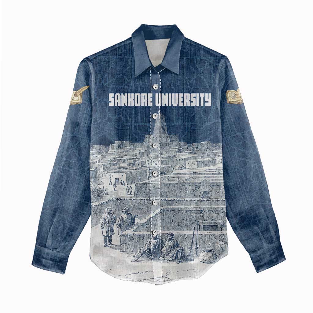 Mansa Musa Sankore University Women Casual Shirt Knowledge is the True Gold - African Scholarly Legacy - African Pride