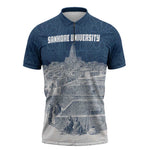 Mansa Musa Sankore University Zipper Polo Shirt Knowledge is the True Gold - African Scholarly Legacy - African Pride