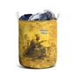 Mansa Musa Laundry Basket Golden Legacy Theme Ancient Map Regal Portrait of Mali Emperor Timbuktu - African Pride