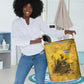 Mansa Musa Laundry Basket Golden Legacy Theme Ancient Map Regal Portrait of Mali Emperor Timbuktu - African Pride