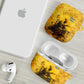 Mansa Musa AirPods Case Golden Legacy Theme Ancient Map Regal Portrait of Mali Emperor Timbuktu - African Pride