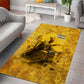 Mansa Musa Area Rug Golden Legacy Theme Ancient Map Regal Portrait of Mali Emperor Timbuktu - African Pride
