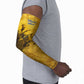 Mansa Musa Arm Sleeves Golden Legacy Theme Ancient Map Regal Portrait of Mali Emperor Timbuktu - African Pride