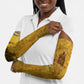 Mansa Musa Arm Sleeves Golden Legacy Theme Ancient Map Regal Portrait of Mali Emperor Timbuktu - African Pride