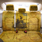 Mansa Musa Back Car Seat Cover Golden Legacy Theme Ancient Map Regal Portrait of Mali Emperor Timbuktu - African Pride