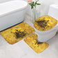 Mansa Musa Bathroom Set Golden Legacy Theme Ancient Map Regal Portrait of Mali Emperor Timbuktu - African Pride